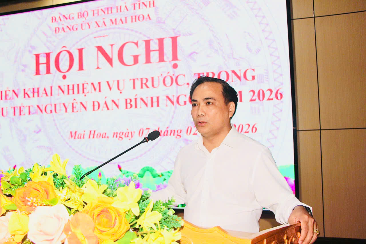 Xã Mai Hoa triển khai một số nhiệm vụ trọng tâm trước, trong và sau tết Nguyên đán Bính Ngọ 2026