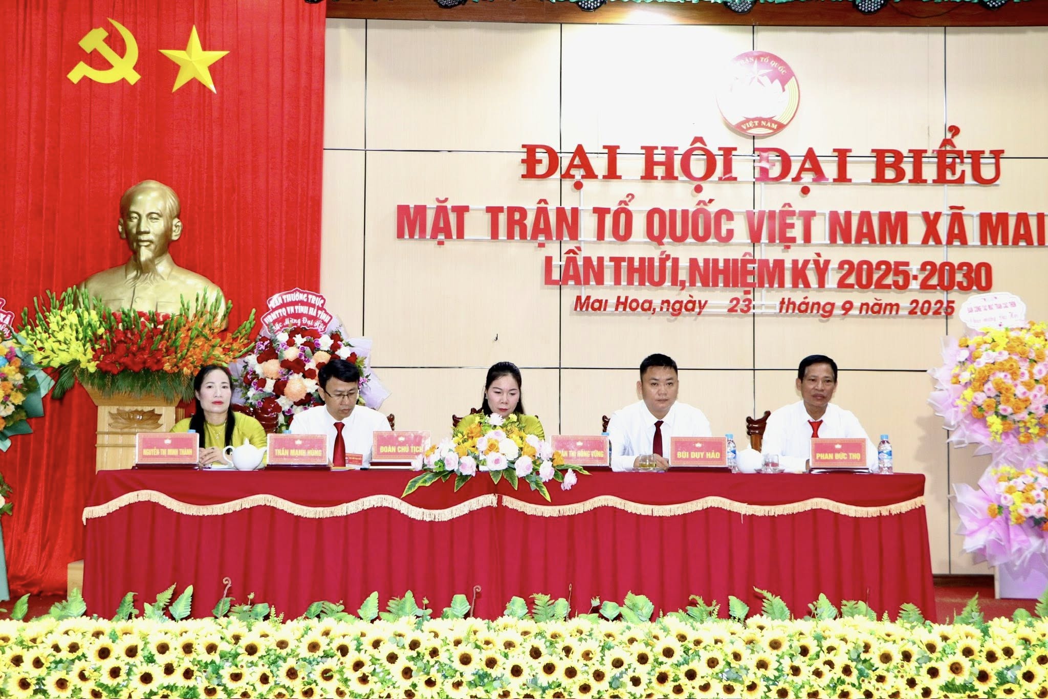 Đại Hội đại biểu Mặt trận Tổ quốc Việt Nam xã Mai Hoa lần thứ nhất, nhiệm kỳ 2025 – 2030