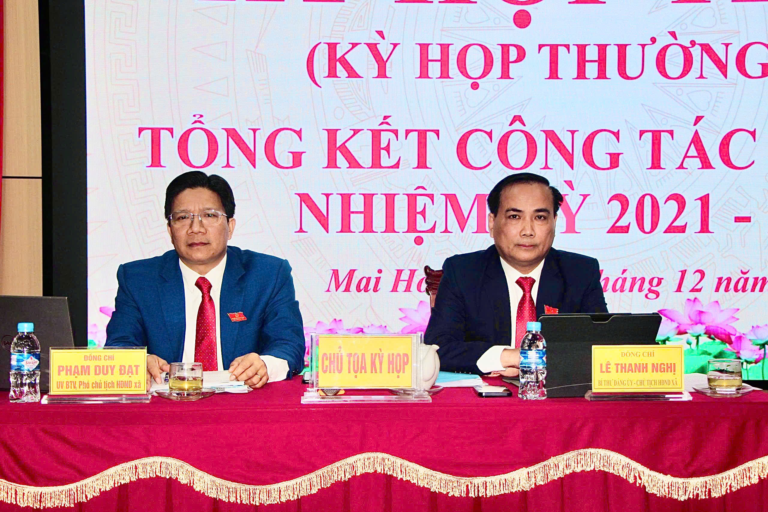 HĐND xã Mai Hoa khoá I, nhiệm kỳ 2021 -2026 tổ chức kỳ họp thứ 3. Tổng kết công tác HĐND xã nhiệm kỳ 2021-2026.