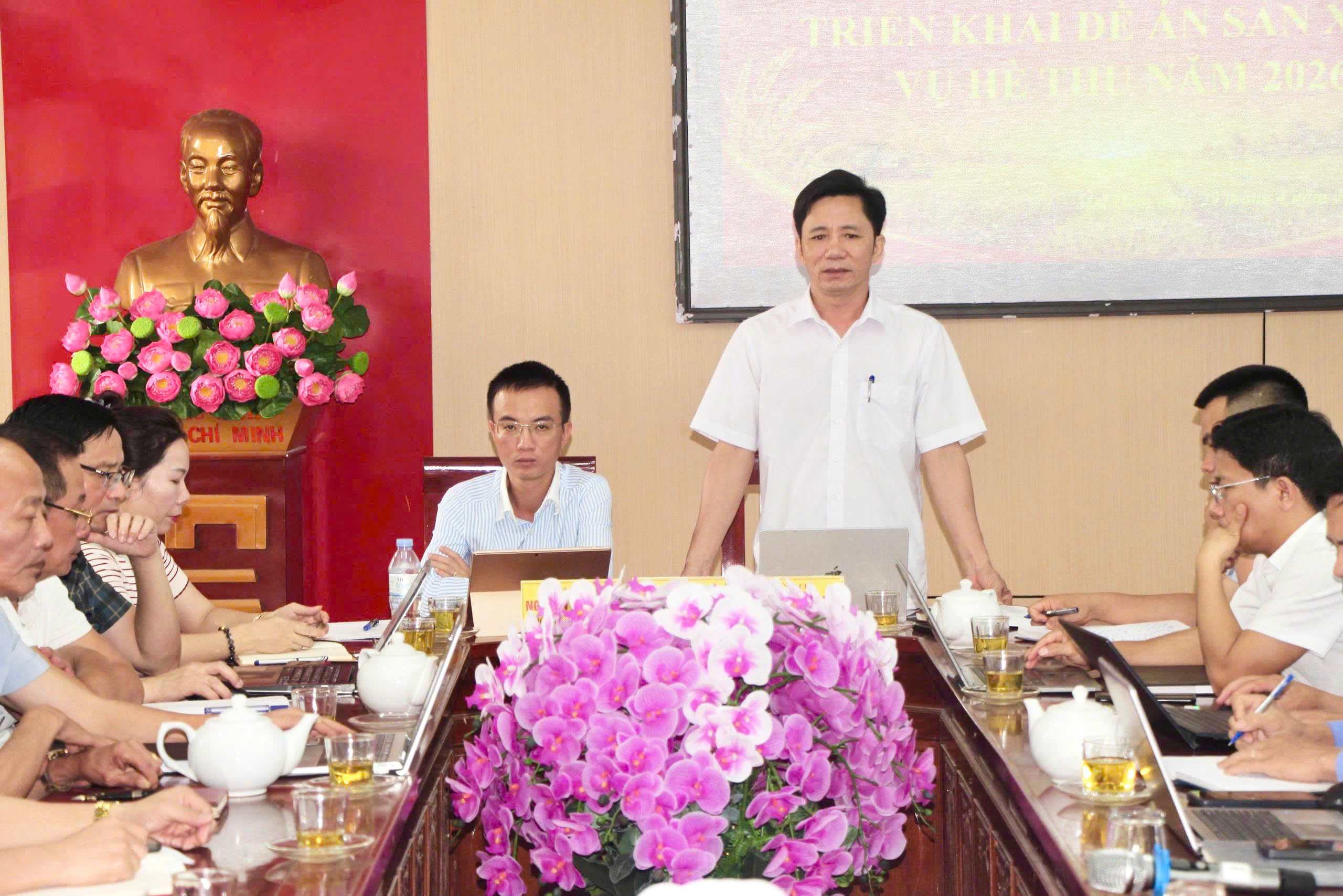 UBND xã Mai Hoa triển khai đề án sản xuất hè thu 2026