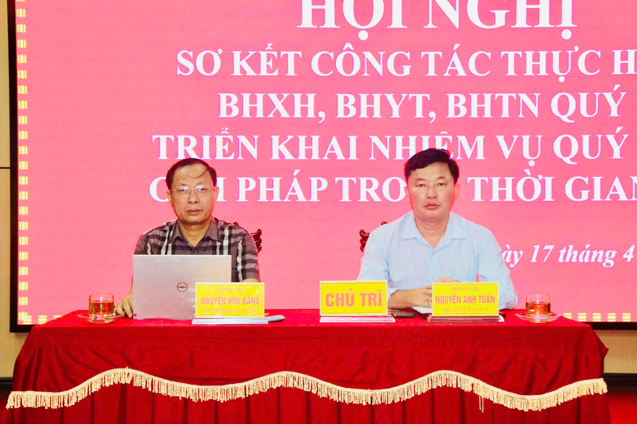 xã Mai Hoa sơ kết quý I, triển khai một số nhiệm vụ về BHXH, BHYT.