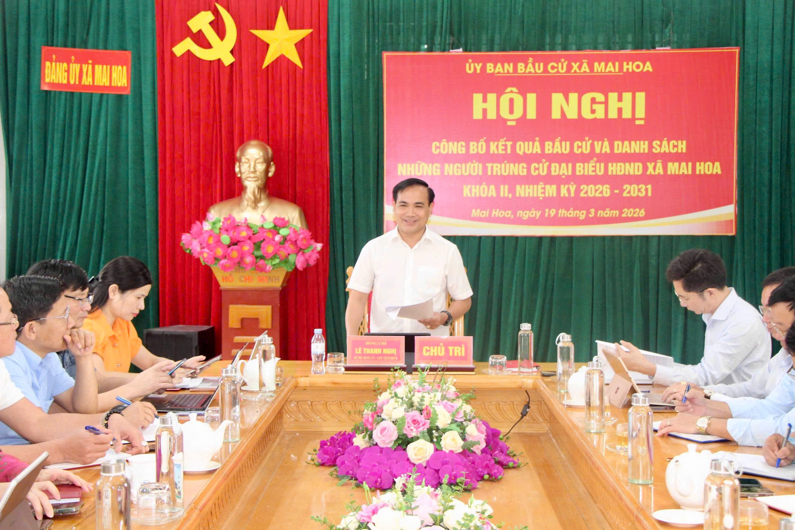 15 ĐẠI BIỂU TRÚNG CỬ VÀO HĐND XÃ MAI HOA NHIỆM KỲ 2026-2031