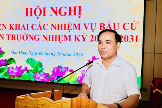 Xã Mai Hoa triển khai nhiệm vụ tổ chức bầu cử Trưởng thôn nhiệm kỳ 2026–2031 