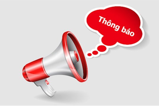THÔNG BÁO V/v nộp giấy xác nhận học sinh THPT, sinh viên Cao đẳng, Đại học 