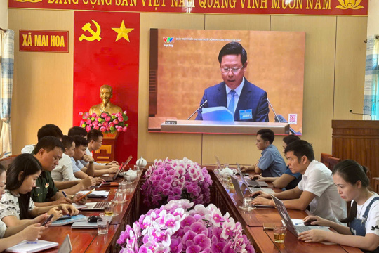 Mai Hoa tổ chức học tập, quán triệt Nghị quyết Hội nghị Trung ương 4 khóa XIV