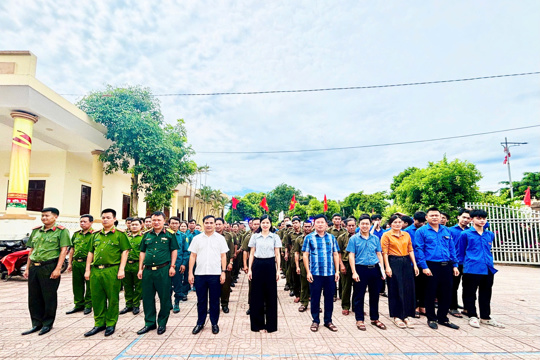 xã Mai Hoa tổ chức lễ ra quân  hưởng ứng tháng hành động phòng, chống ma tuý