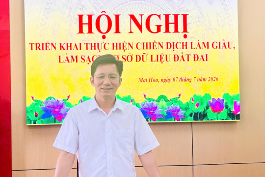 UBND xã Mai Hoa tổ chức Hội nghị triển khai chiến dịch làm giàu, làm sạch cơ sở dữ liệu đất đai năm 2026