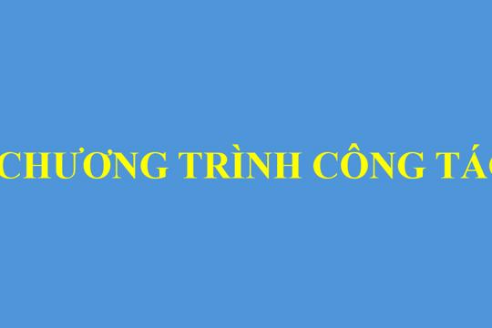 Chương trình công tác tháng 4 năm 2026