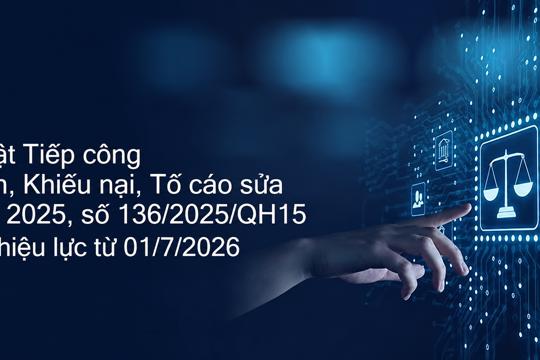 Luật sửa đổi, bổ sung một số điều của Luật Tiếp công dân, Luật Khiếu nại, Luật Tố cáo