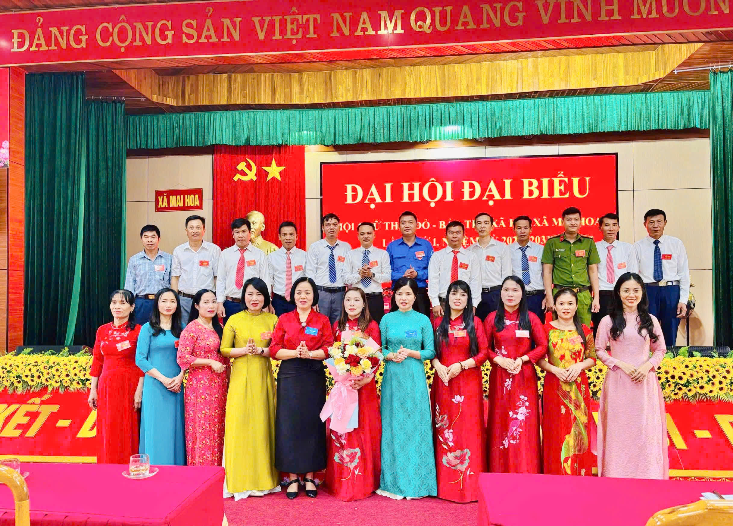 Hội chữ thập đỏ - Bảo trợ xã hội xã Mai Hoa Đại hội lần thứ I, nhiệm kỳ 2026 -2031. 