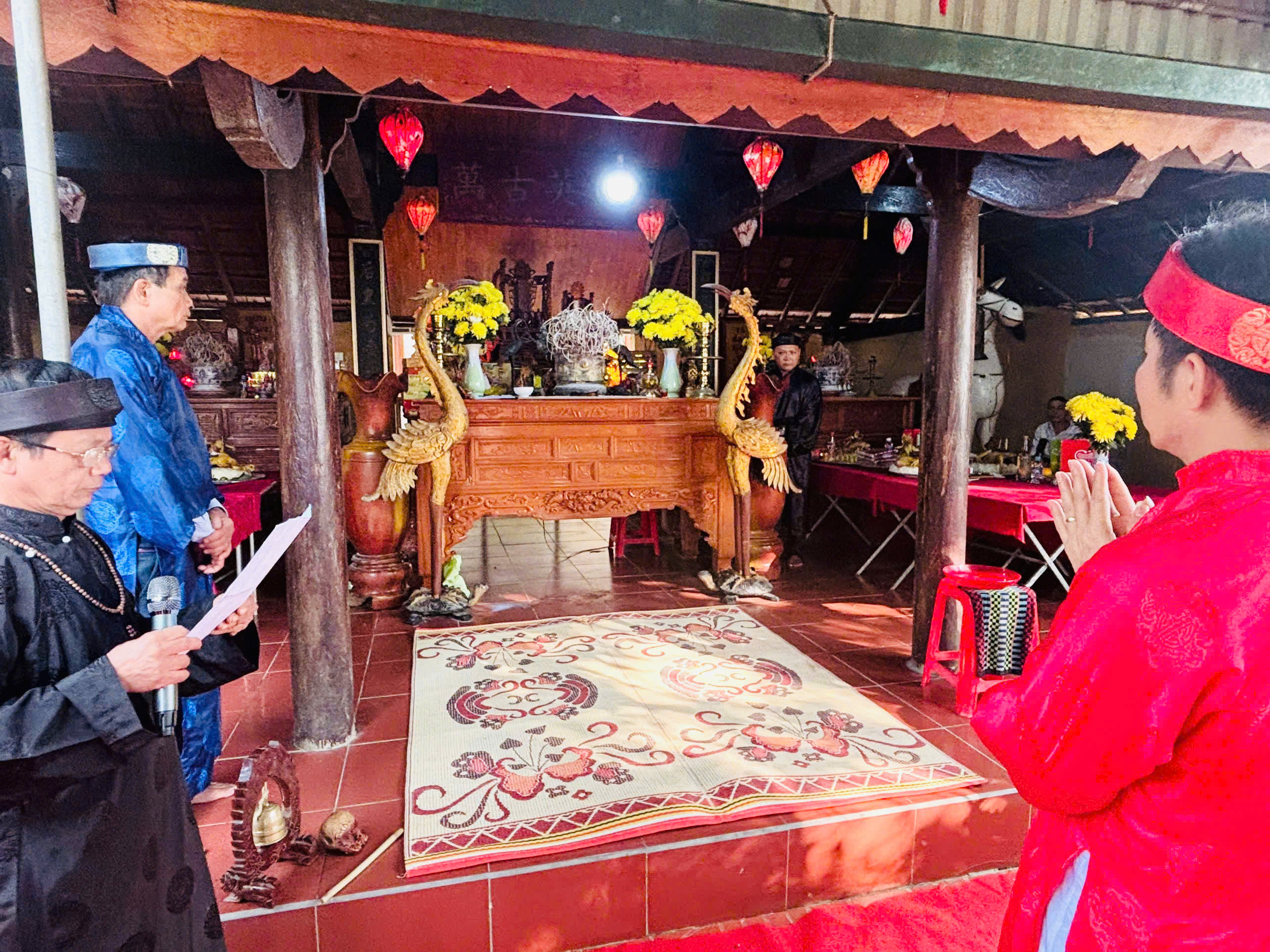 Xã Mai Hoa tổ chức lễ giỗ đền Vại, tưởng nhớ Lê Triều Hoàng hậu Ngô Thị Quận Quân 